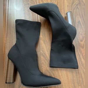 Heeled Sock Boots